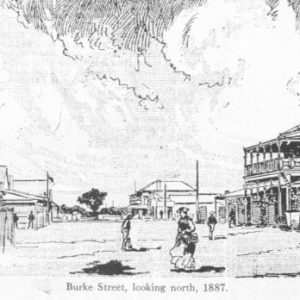 1887 - Burke Street Looking North