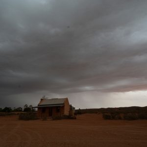 Storm Over Cornish Cottage